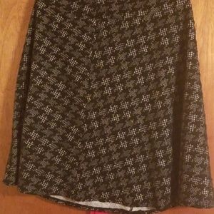Short skirt black and white Large